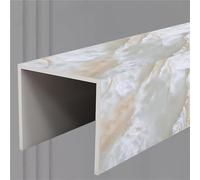 cache-conduits en forme Cache-conduits anti-pluie pour puits, conduites d'eau et conduits d'aération, solin mural extérieur dissimulé, cache-conduits en PVC(B,L W 70 x 22cm/2' x 8.7")