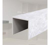 cache-conduits en forme Cache-tuyaux Décoratifs D'intérieur À Peindre, Cache-tuyauterie En U Pour Évier/mur Intérieur/chauffage/douche, Tube Chauffage Étanche(B,L W 30 x 10cm/11.8 x 3.9in)