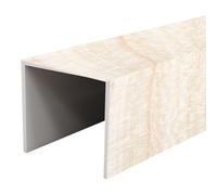 cache-conduits en forme Conduit De Ventilation Extérieur Pouvant Être Peint, Solin Dissimulé Pour Socle D'évier De Salle De Bain/tuyau D'eau/décoratif Intérieur(C,W 15CM/L 30CM)