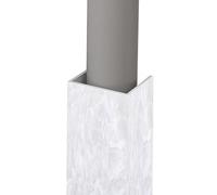 cache-conduits en forme Revêtement De Tuyau Coupe-vent Intérieur De 30 25 20 18 16 12 10 5 Cm De Largeur, De Fermeture De Conduit Mural Décoratif, Revêtement(E,W 6CM/L 60CM)