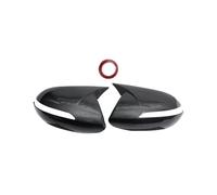 Cache Coque Drétroviseur Latéral Pour Kia Pour Sportage KX5 2011 2012 2013 2014 2015 Ouvercle Rétroviseur Latéral Autocollant(Carbon fiber pattern)