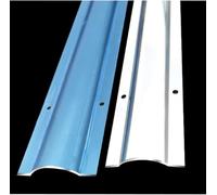 Cache-Cordon Argent, Chemin De Câbles en Acier Inoxydable pour Bureau, Ceilig, Carotier, Sol, Mur, 1m L De Câble De Chemin De Roulement Décoratif Maagemet, Thicker, 5.3cm/2.1in-6 Cable