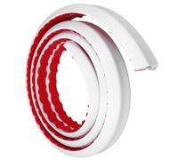 Cache-Cordon Mural Blanc PVC 2m, Goulotte Auto-adhésive | Protection de Ligne, Installation Facile, pour Câbles Tv et Bureau