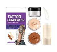 Cache-Corps - Correcteur Longue Durée,Kit de Dissimulation Anti-Transpiration pour Taches de Naissance - Pour Types de Peau Quotidien Travail Fête Mariage Scène Photographie Acteurs