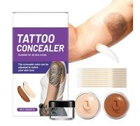 Cache-Corps,Maquillage Couvrant Longue Tenue - Kit de Dissimulation Anti-Transpiration pour Taches de Naissance | Pour Types de Peau Quotidien Travail Fête Mariage Scène Photographie Acteurs