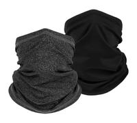 Cache Cou | 2 Pièces De Couvre Visage Et D Écharpes Enveloppantes,Bandeau Pour Le Cou,Pour Les Hommes Et Les Femmes Adultes Le Temps Froid L Hiver La Course L Equitation La Peche L Exterieur La Motocy