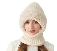 Cache-Cou à Capuche - Masque Facial en Tricot Thermique, Bonnet de Neige Coupe-Vent | pour la Course à Pied, Le Cyclisme, la Chasse, Les Voyages d'hiver, Protection Contre Le Froid