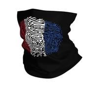 Cache-Cou Adn Néerlandais Drapeau des Pays-Bas Bandana Tubulaire Multi-Usage Écharpe Demi-Visage Ultra-Douce Cache Cou Elastique pour Vélo Randonnée Yoga 25X50 Cm