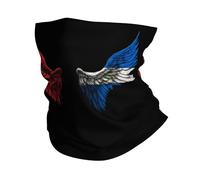 Cache Cou Aile Maroc Drapeau Marocain Et Nicaraguayen Tour De Cou Anti-UV Neck Warmer Toutes Saisons Écharpe pour Jogging Extérieur Ski