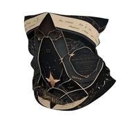 Cache-Cou Alchemist Sacred Star Map Mystic Dark Echarpe Gaiter Multi-Usage Bandana Tubulaire Respirant Cache Cou Elastique pour Randonnée Vélo Moto 25X50 Cm