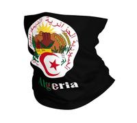 Cache Cou Algérie, Emblème National Algérien Durable Echarpe Anti-Vent Neck Gaiters pour Cadeau Yoga Marche 2 Pièces