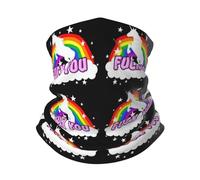 Cache-Cou Allez Vous Faire Foutre Les Licornes Balaclava Tour De Cou Ultra-Douce Echarpe Gaiter pour Course À Pied Yoga Randonnée 25X50 Cm