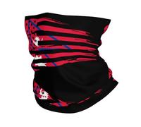 Cache-Cou America Flag and Nepal Flag White Cache Cou Elastique Multi-Usage Écharpe Demi-Visage Balaclava Bandana Tubulaire pour Moto Course À Pied Randonnée 25X50 Cm
