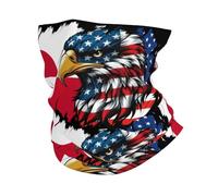 Cache-Cou Amérique Et Groenland Groenlandais Drapeau Blanc Echarpe Gaiter Balaclava Écharpe Demi-Visage Respirant Tour De Cou pour Course À Pied Randonnée Vélo 25X50 CM