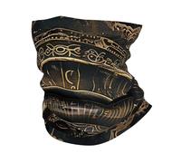 Cache-Cou Ancient Egyptian God Eye Hieroglyphs Abstract Black Bandana Tubulaire Multi-Usage Echarpe Gaiter Respirant Cache Cou Elastique pour Yoga Vélo Moto 25X50 Cm