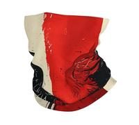 Cache-Cou Angel Wing and Demonic Wing Dark Fantasies White Red Cache Cou Elastique Balaclava Tour De Cou Respirant Écharpe Demi-Visage pour Moto Vélo Yoga 25X50 Cm