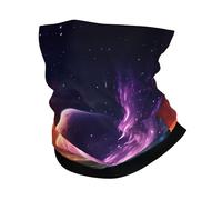 Cache-cou arc-en-ciel ciel et lune UPF 50+ - Protection solaire UV - Masque de cyclisme respirant - Bandana de randonnée pour homme et femme