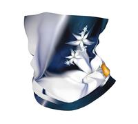 Cache-cou artistique imprimé floral ultra doux et extensible pour homme et femme