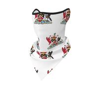 Cache-Cou Aux Couleurs Du Drapeau De La République De Trinité-Et-Tobago Idéal Pour L'Hiver Pour Hommes Et Femmes Protection Coupe-Vent Et Respirante Pour Le Ski Bandeau Multifonctionnel
