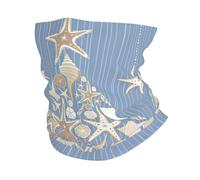 Cache-cou avec imprimé coquillages de Noël, ultra doux, extensible, cache-cou d'hiver pour homme et femme