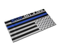 Cache Cou Back The Blue Police Line Flag Écharpe Multifonction Couvre-Chef Respirant Balaclava pour Cyclisme Randonnée Homme Femme 25X50CM