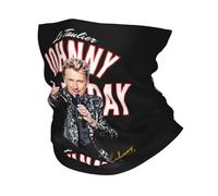 Cache-cou bandana rock français personnalisé Johnny Hallyday pour le ski et le cyclisme, homme et femme, écharpe enveloppante, cagoule chaude pour chanteur français