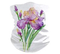 Cache Cou Belle Fleur D'Iris Violet Écharpe Anti-UV Balaclava Multifonction Décoration Faciale pour Course À Pied Cyclisme Extérieur