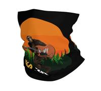 Cache-Cou Bigfoot Invaincu, Distanciation Sociale Cache Cou Elastique Multi-Usage Écharpe Demi-Visage Ultra-Douce Bandana Tubulaire pour Vélo Yoga Randonnée 25X50 Cm