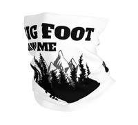 Cache-Cou Bigfoot m'a Vu mais Personne Ne Me Croit Écharpe Demi-Visage Balaclava Tour De Cou Multi-Usage Cache Cou Elastique pour Moto Vélo Randonnée 25X50 Cm