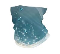 Cache-cou blanc imprimé fleurs de lotus ultra doux, extensible guêtre de cou d'hiver pour homme et femme