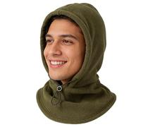 Cache-cou - Cache-cou - Cagoule thermique | Cordon de serrage respirant et réglable, capuche d'extérieur coupe-vent, isolation complète en, capuche de ski d'hiver en