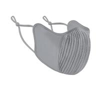 Cache-cou - Cache-cou | Masque couvrant le visage | Protection UV | Écharpe d'été | Bouclier en soie glacée respirante pour voyage, cyclisme, exercice, usage quotidien en plein air, gris, 15x12.5cm