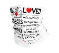 Cache-Cou Cadeau pour 101E Anniversaire 101 Ans Bandana Tubulaire Multi-Usage Cache Cou Elastique Balaclava Écharpe Demi-Visage pour Course À Pied Vélo Randonnée 25X50 CM