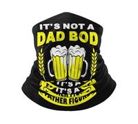 Cache Cou Ce n'est Pas Un Papa BOD, C'est Une Figure Paternelle Balaclava Multi-Usage Écharpe Respirant Couvre-Chef pour Randonnée Adulte Cyclisme 25X50CM