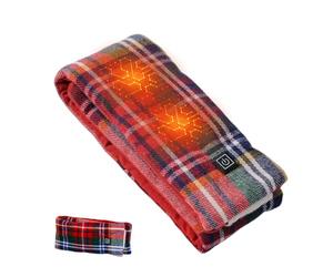 Cache-cou chauffant - Écharpe chauffante rechargeable, design lavable à température réglable, motif festif unisexe | protection de cou thermique douce pour Noël, Nouvel An, confort en plein air, Blanc