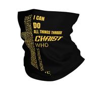 Cache-Cou Christianisme Christ Jésus Cache Cou Elastique Ultra-Douce Écharpe Demi-Visage Respirant Echarpe Gaiter pour Yoga Moto Course À Pied 25X50 Cm