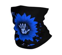 Cache Cou Colibri Tournesol Sensibilisation À La Prévention De La Maltraitance des Enfants Tour De Cou Elastique Neck Warmer Unisexe Bandana pour Motorcycle Extérieur Yoga