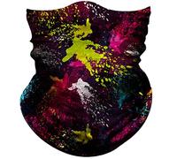 Cache-Cou Coloré Noir Bleu Rose Jaune Chapeaux Demi-Visage Unisexe Anti-Solaire Headwrap, pour Ski, Adulte, Yoga, Femme, 26x30cm