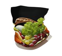 Cache-cou coloré pour légumes et fruits UPF 50+ - Protection solaire UV - Masque de cyclisme respirant - Bandana de randonnée pour homme et femme