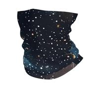 Cache-Cou Constellation Star Cluster Galaxies Print Écharpe Demi-Visage Élastique Tour De Cou Ultra-Douce Bandana Tubulaire pour Moto Course À Pied Vélo 25X50 Cm