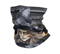 Cache-cou de sorcière amusant pour Halloween UPF 50+ - Protection solaire UV - Masque de cyclisme respirant pour la randonnée - Pour homme et femme
