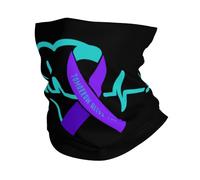 Cache-Cou Demain A Besoin De Vous Prévention du Suicide Cardiaque Écharpe Demi-Visage Élastique Bandana Tubulaire Ultra-Douce Echarpe Gaiter pour Moto Randonnée Vélo 25X50 Cm