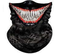 Cache-Cou Dents Rouges, Bouche Ouverte, Sourire Écharpe Tube Multi-Usage Balaclava Élastique Bande De Cheveux pour Vélo, Moto, Yoga