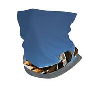 Cache-cou d'hiver avec imprimé avions de chasse - Masque doux pour le ski, le cyclisme, les sports de plein air