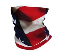 Cache-cou d'hiver avec imprimé drapeau américain, écharpe douce pour le ski, le cyclisme, les sports de plein air