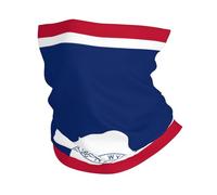 Cache-cou d'hiver avec imprimé drapeau de l'État du Wyoming - Pour temps froid, ski, cyclisme, sports de plein air