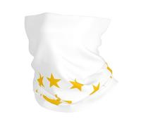 Cache-cou d'hiver avec imprimé drapeau du Rhode Island pour ski, vélo, jogging, course à pied, sports de plein air