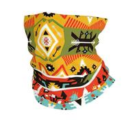 Cache-cou d'hiver avec plumes de style bohème - Doux - Pour le ski, le cyclisme, les sports de plein air