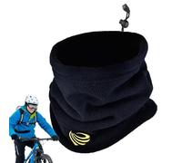 Cache-cou d'hiver - Couverture en peluche froide - Protection de la nuque réglable - Pour moto, vélo et snowboard - Protection thermique pour les sports de plein air, activités d'hiver, multicolore