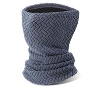 Cache-cou d'hiver - Écharpe tubulaire - 28 x 34 cm - Respirant (bleu) | Matériau respirant, doux et élastique, doux pour la peau, idéal pour l'hiver, garde le cou au chaud